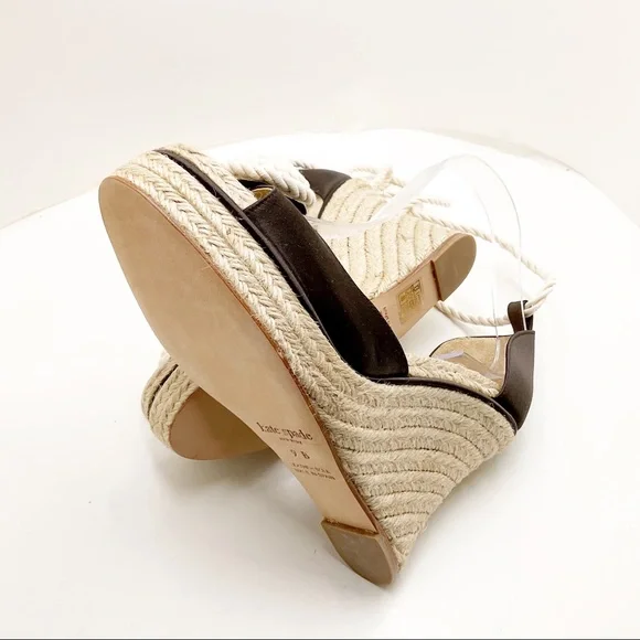 🆕{Kate Spade} Lace-Up Wedge Espadrilles - Picture 11 of 15